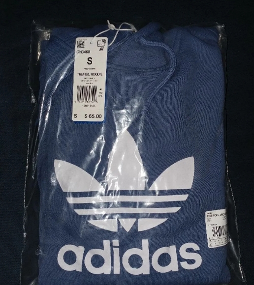 NEW ADIDAS ORIGINALS TREFOIL LOGO HOODIE - Picture 6 of 8